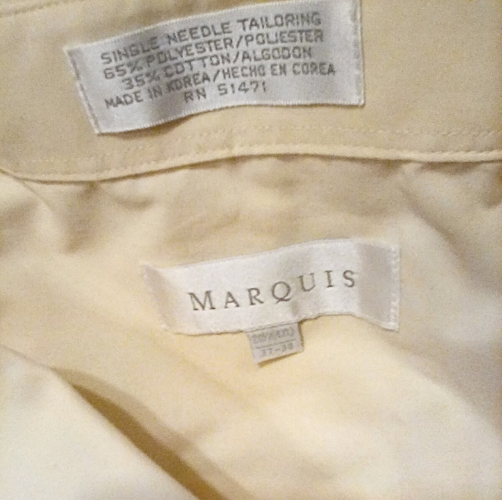 Marquis  Men Made in Korea Dress shirt